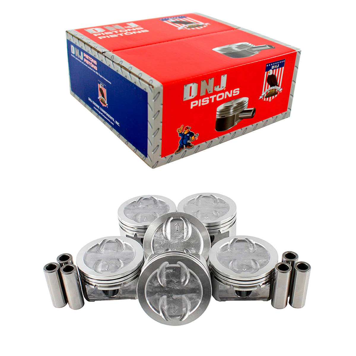 DNJ Pistons & Rings for Vortec 4.3 V6 1996-2014