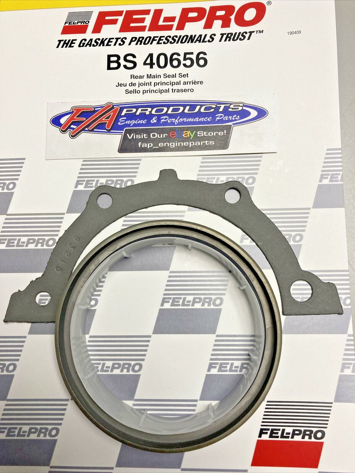 Fel-Pro Rear Main Seal for Vortec 4.3 V6 1996-2014
